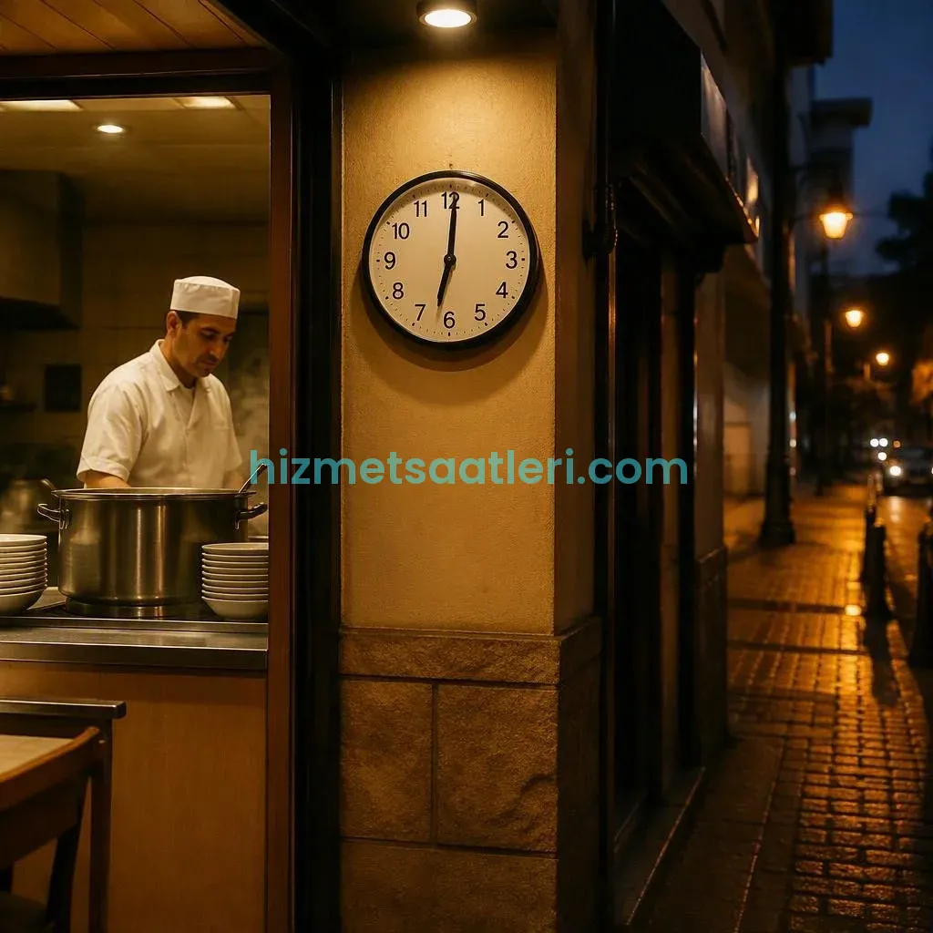 Çorbacılar Kaçta Açılıyor? Sabah Servisi ve Gece Kapanış Saatleri