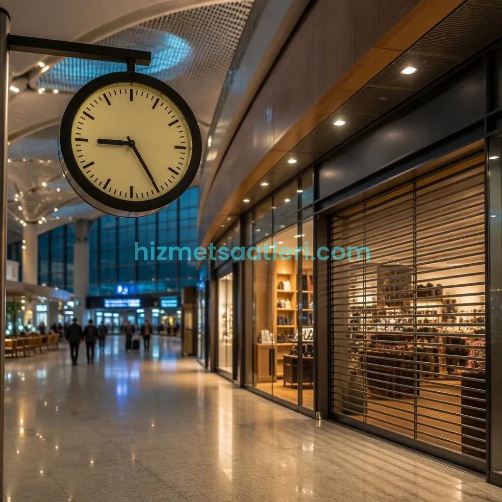 İstanbul Havalimanı Mağazaları Kaçta Kapanıyor? Terminal ve Yeme-İçme Noktalarının Saatleri