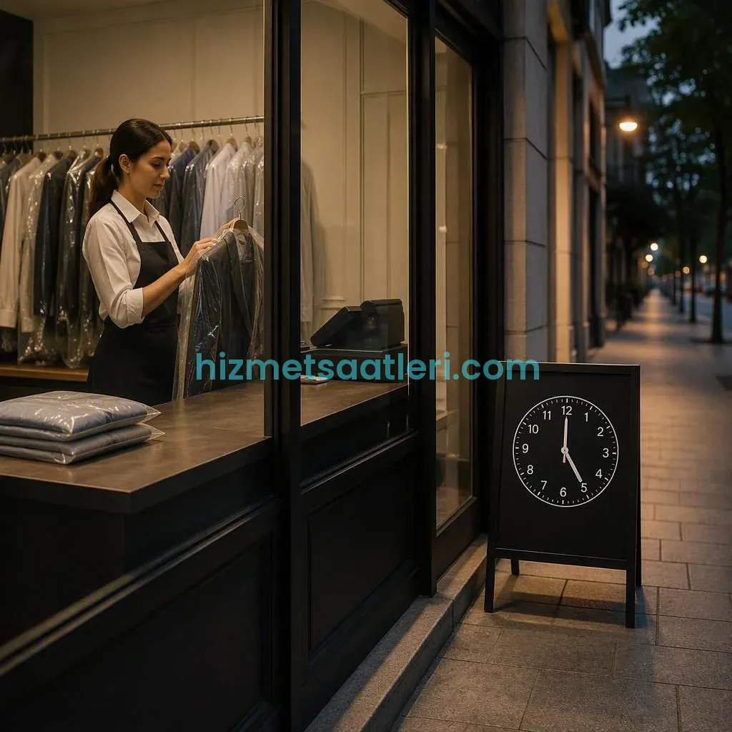 Kuru Temizlemeciler Kaçta Kapanıyor? Teslim ve Acil Hizmet Saatleri