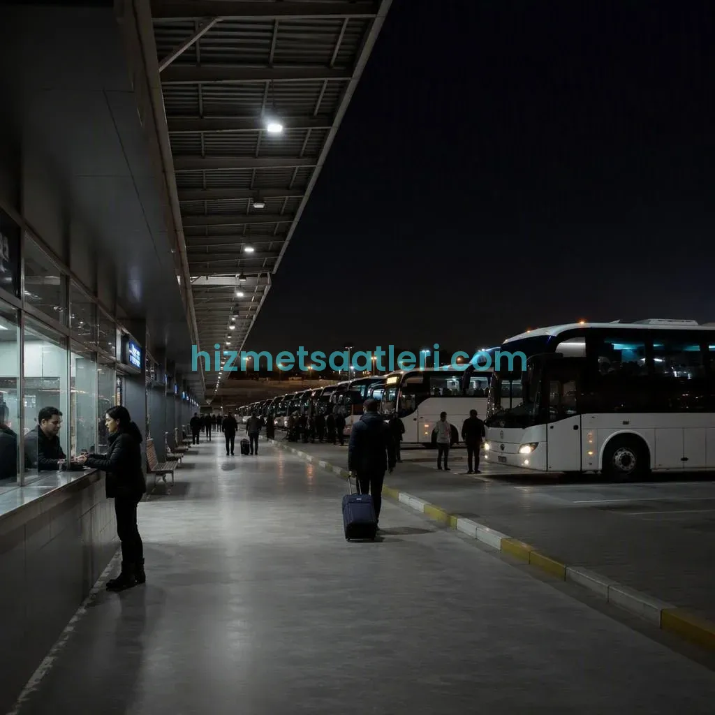 Otogarlar Kaçta Kapanıyor? Bilet Gişesi, Peron ve Gece Seferi Saatleri