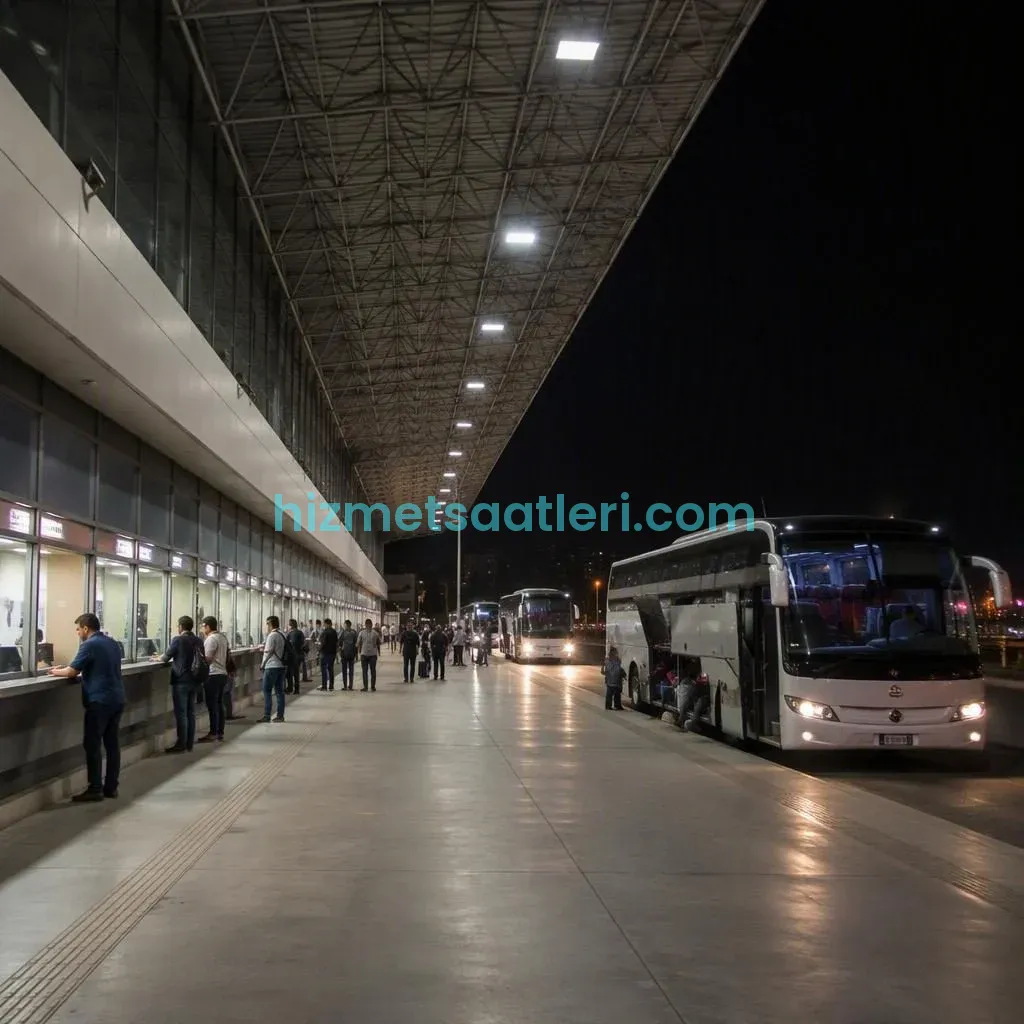 Şehirlerarası Otobüs Terminalleri Gece Açık mı? Bilet Gişesi ve Peron Saatleri