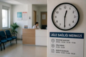 Aile Sağlığı Merkezleri Öğle Arası Kaçta? Muayene ve Reçete İşlem Saatleri