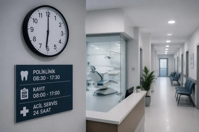 Diş Hastaneleri Kaçta Kapanıyor? Poliklinik, Kayıt ve Acil Servis Saatleri