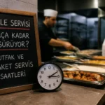 Lokantalarda Öğle Servisi Kaça Kadar Sürüyor? Mutfak ve Paket Servis Saatleri