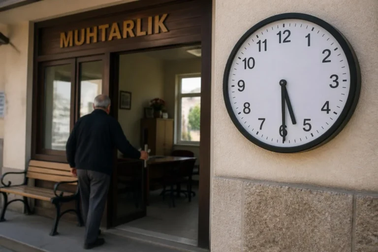 Muhtarlıklar Kaçta Kapanıyor? Hafta İçi, Cumartesi ve Öğle Arası Saatleri