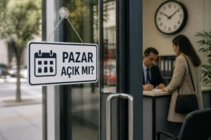 Noterler Pazar Günü Açık mı? Nöbetçi Noterlerde İşlem Saatleri