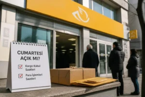 PTT Şubeleri Cumartesi Açık mı? Kargo Kabul ve Para İşlemi Saatleri