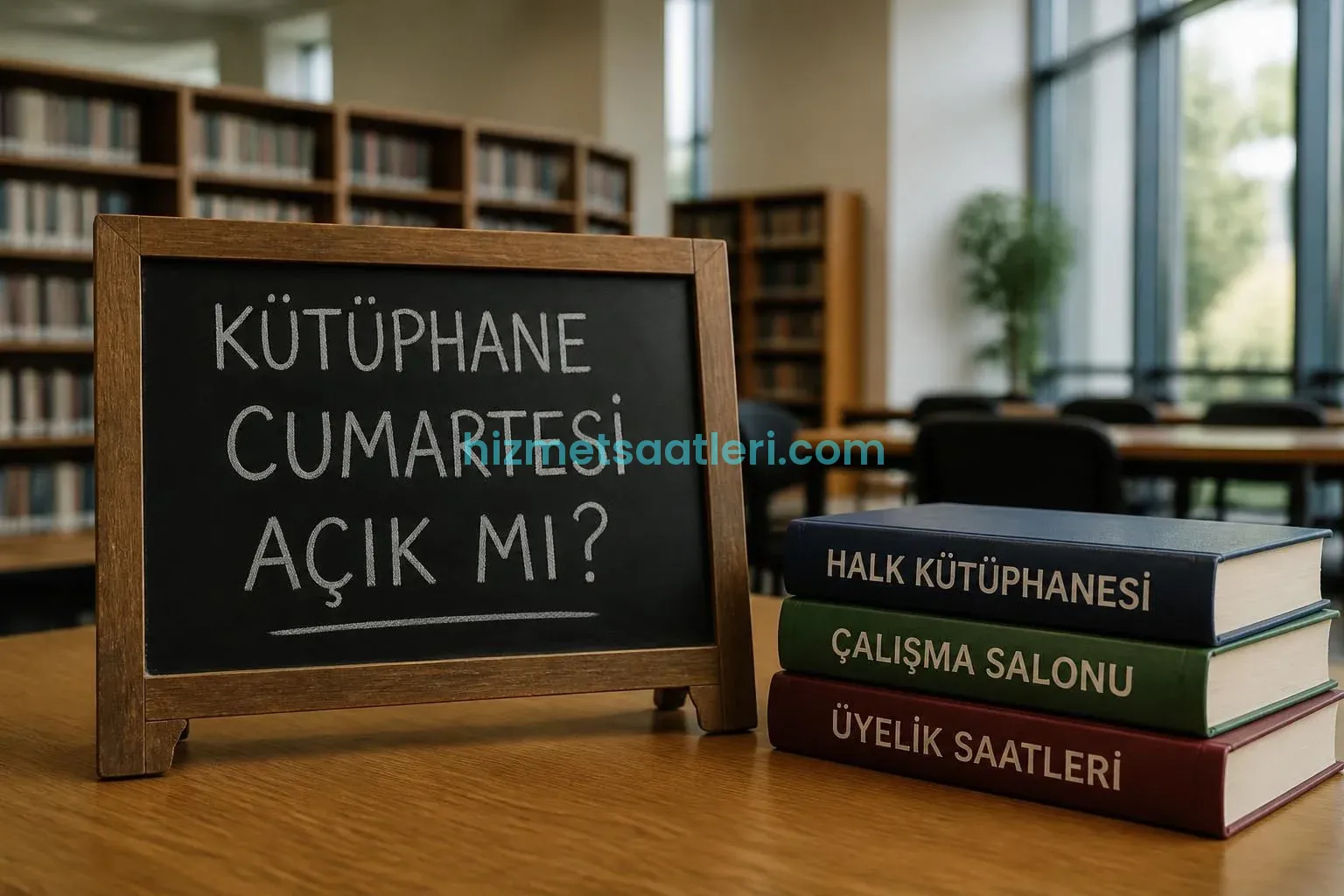 Kütüphaneler Cumartesi Açık mı? Halk Kütüphanesi, Çalışma Salonu ve Üyelik Saatleri