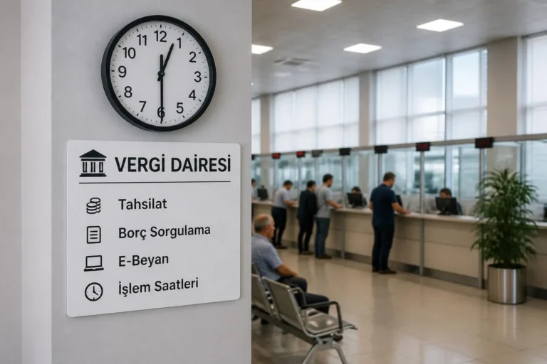 Vergi Daireleri Öğle Arasında Açık mı? Tahsilat, Borç Sorgulama ve E-Beyan İşlem Saatleri